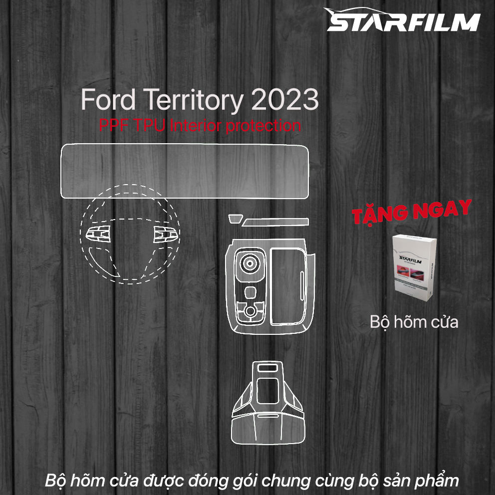 Ford Territory 2023 PPF TPU nội thất chống xước tự hồi phục